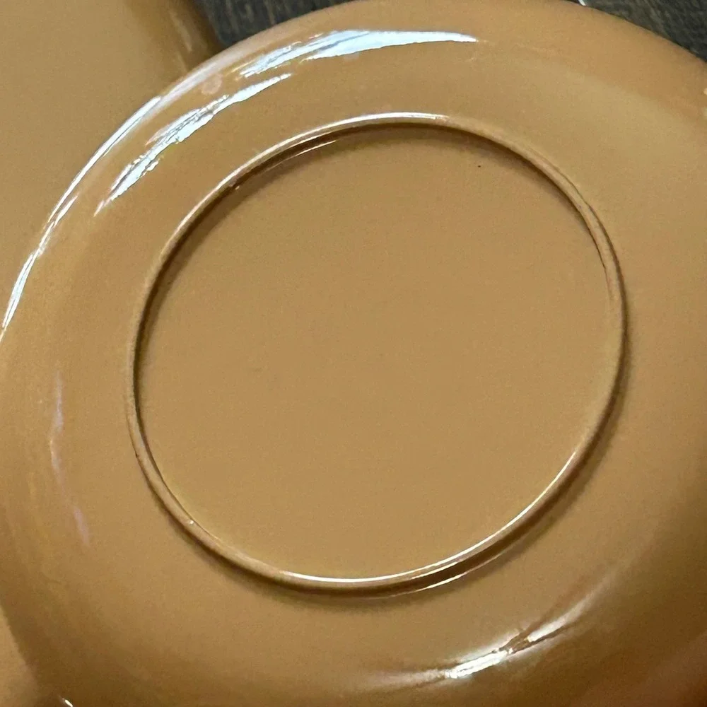 Vintage Georges Briard Melamine Chip and Dip Set Tan MCM Made in Japan Round